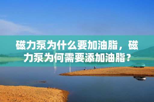 磁力泵为什么要加油脂，磁力泵为何需要添加油脂？