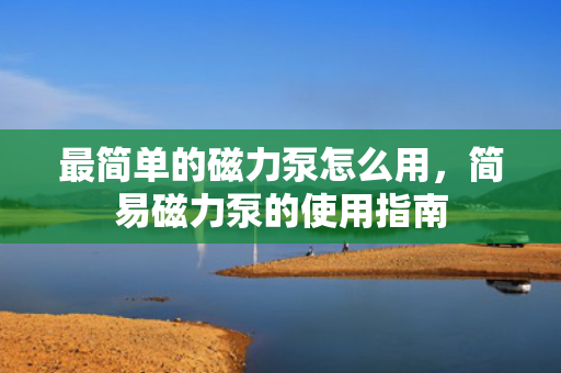 最简单的磁力泵怎么用，简易磁力泵的使用指南