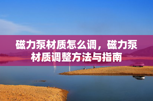 磁力泵材质怎么调，磁力泵材质调整方法与指南