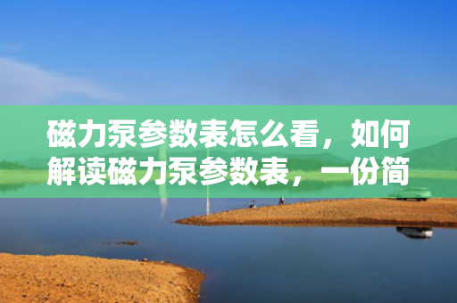 磁力泵参数表怎么看，如何解读磁力泵参数表，一份简明指南