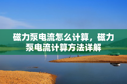 磁力泵电流怎么计算，磁力泵电流计算方法详解