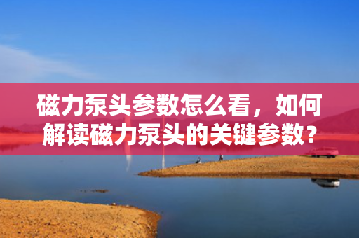 磁力泵头参数怎么看，如何解读磁力泵头的关键参数？