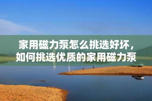 家用磁力泵怎么挑选好坏，如何挑选优质的家用磁力泵，一份实用指南