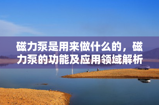 磁力泵是用来做什么的，磁力泵的功能及应用领域解析