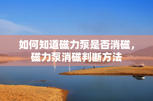 如何知道磁力泵是否消磁，磁力泵消磁判断方法