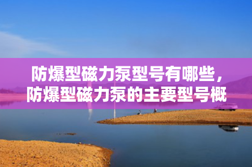 防爆型磁力泵型号有哪些，防爆型磁力泵的主要型号概览
