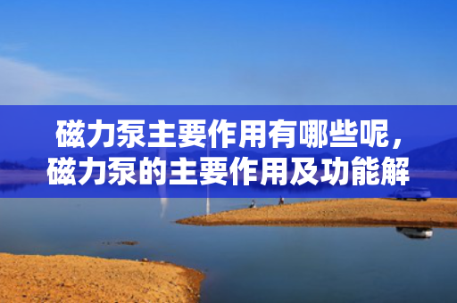 磁力泵主要作用有哪些呢，磁力泵的主要作用及功能解析