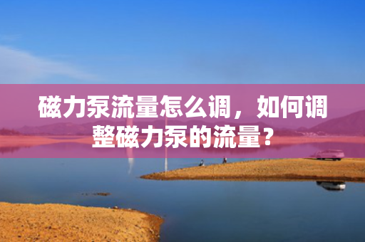 磁力泵流量怎么调，如何调整磁力泵的流量？