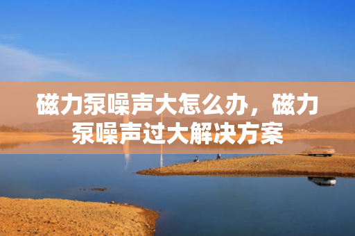 磁力泵噪声大怎么办，磁力泵噪声过大解决方案
