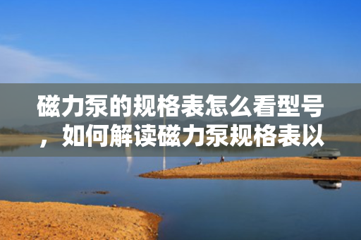 磁力泵的规格表怎么看型号，如何解读磁力泵规格表以确定型号