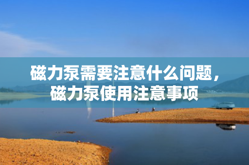 磁力泵需要注意什么问题，磁力泵使用注意事项