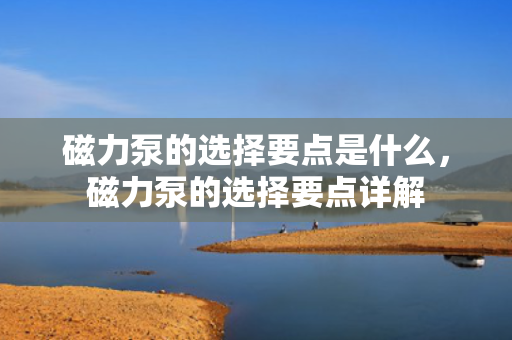 磁力泵的选择要点是什么，磁力泵的选择要点详解