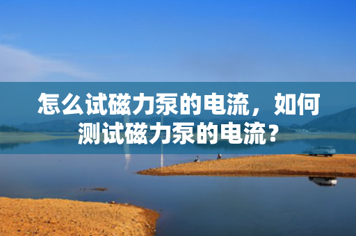 怎么试磁力泵的电流，如何测试磁力泵的电流？