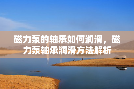 磁力泵的轴承如何润滑，磁力泵轴承润滑方法解析