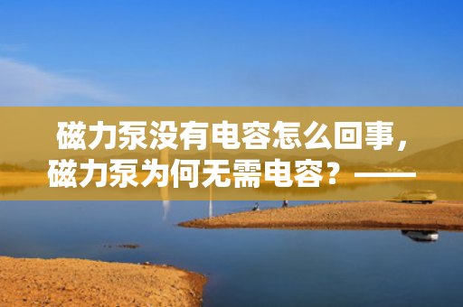 磁力泵没有电容怎么回事，磁力泵为何无需电容？——解析磁力泵的工作原理与特点