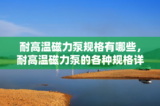 耐高温磁力泵规格有哪些，耐高温磁力泵的各种规格详解