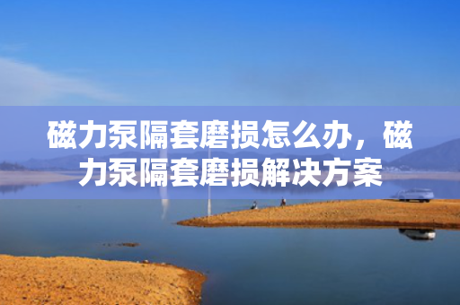 磁力泵隔套磨损怎么办，磁力泵隔套磨损解决方案