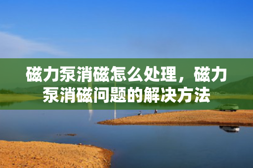 磁力泵消磁怎么处理，磁力泵消磁问题的解决方法