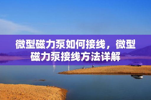 微型磁力泵如何接线，微型磁力泵接线方法详解