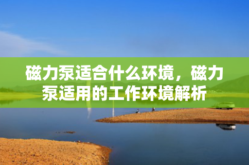 磁力泵适合什么环境，磁力泵适用的工作环境解析