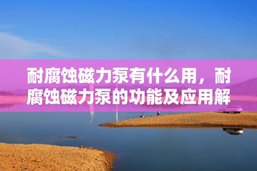 耐腐蚀磁力泵有什么用，耐腐蚀磁力泵的功能及应用解析