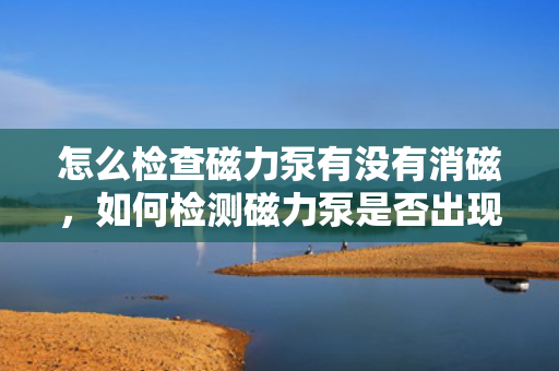 怎么检查磁力泵有没有消磁，如何检测磁力泵是否出现消磁情况