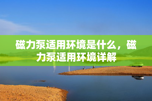 磁力泵适用环境是什么，磁力泵适用环境详解