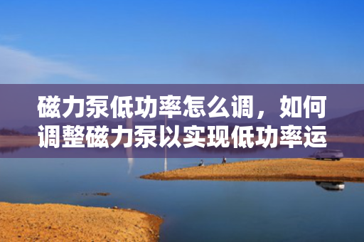 磁力泵低功率怎么调，如何调整磁力泵以实现低功率运行