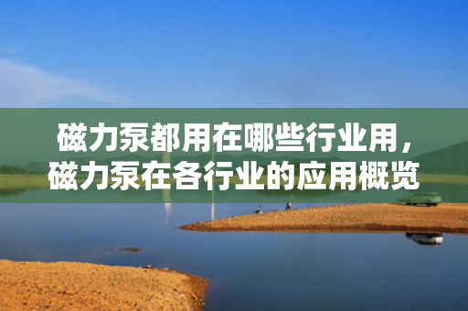 磁力泵都用在哪些行业用，磁力泵在各行业的应用概览