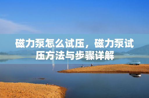 磁力泵怎么试压，磁力泵试压方法与步骤详解