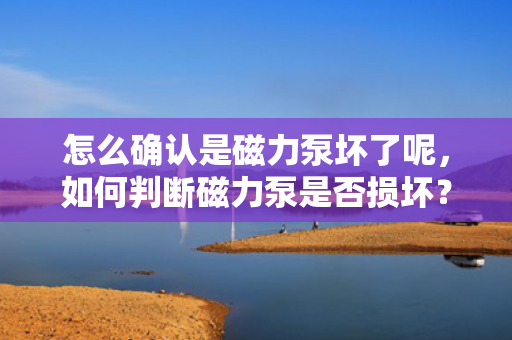 怎么确认是磁力泵坏了呢，如何判断磁力泵是否损坏？