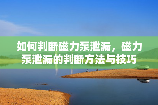 如何判断磁力泵泄漏，磁力泵泄漏的判断方法与技巧