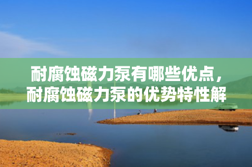 耐腐蚀磁力泵有哪些优点，耐腐蚀磁力泵的优势特性解析