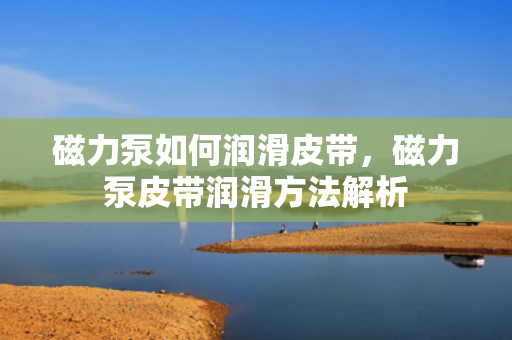 磁力泵如何润滑皮带，磁力泵皮带润滑方法解析