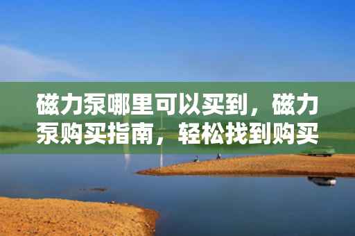 磁力泵哪里可以买到，磁力泵购买指南，轻松找到购买渠道