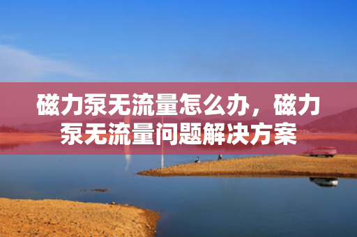 磁力泵无流量怎么办，磁力泵无流量问题解决方案