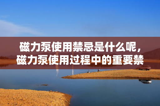 磁力泵使用禁忌是什么呢，磁力泵使用过程中的重要禁忌