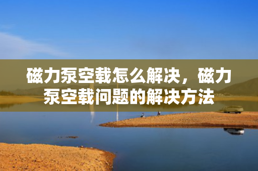 磁力泵空载怎么解决，磁力泵空载问题的解决方法