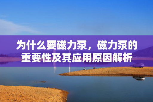 为什么要磁力泵，磁力泵的重要性及其应用原因解析