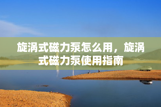 旋涡式磁力泵怎么用，旋涡式磁力泵使用指南