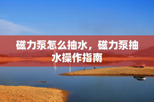 磁力泵怎么抽水，磁力泵抽水操作指南