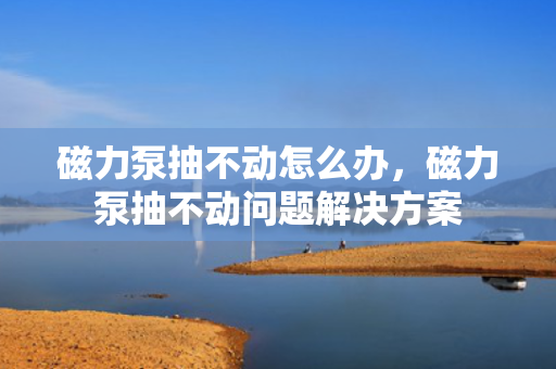 磁力泵抽不动怎么办，磁力泵抽不动问题解决方案