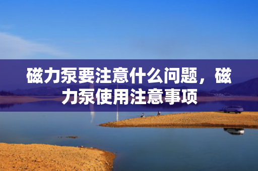 磁力泵要注意什么问题，磁力泵使用注意事项