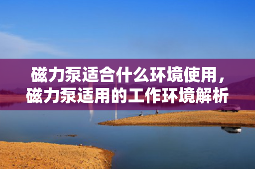 磁力泵适合什么环境使用，磁力泵适用的工作环境解析