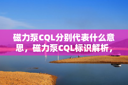 磁力泵CQL分别代表什么意思，磁力泵CQL标识解析，各字母含义揭秘
