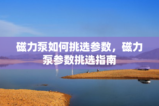 磁力泵如何挑选参数，磁力泵参数挑选指南