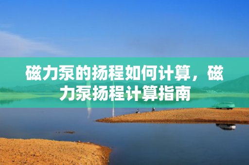 磁力泵的扬程如何计算，磁力泵扬程计算指南