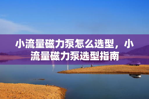 小流量磁力泵怎么选型，小流量磁力泵选型指南