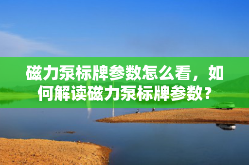 磁力泵标牌参数怎么看，如何解读磁力泵标牌参数？