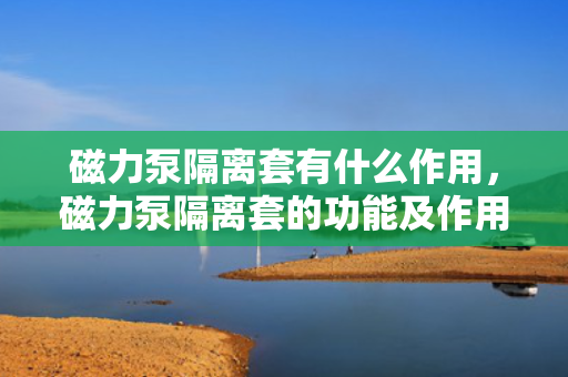 磁力泵隔离套有什么作用，磁力泵隔离套的功能及作用解析